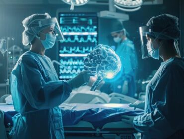 Medical AI analyzing patient scans for early detection