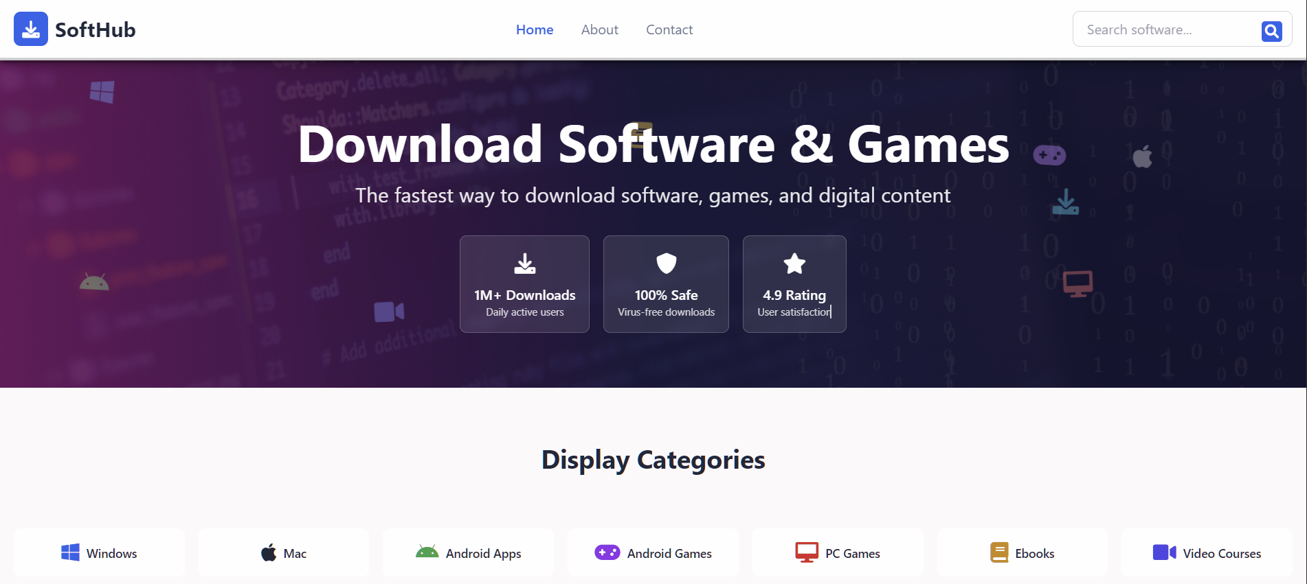 SoftHub - Download Software, Games & More